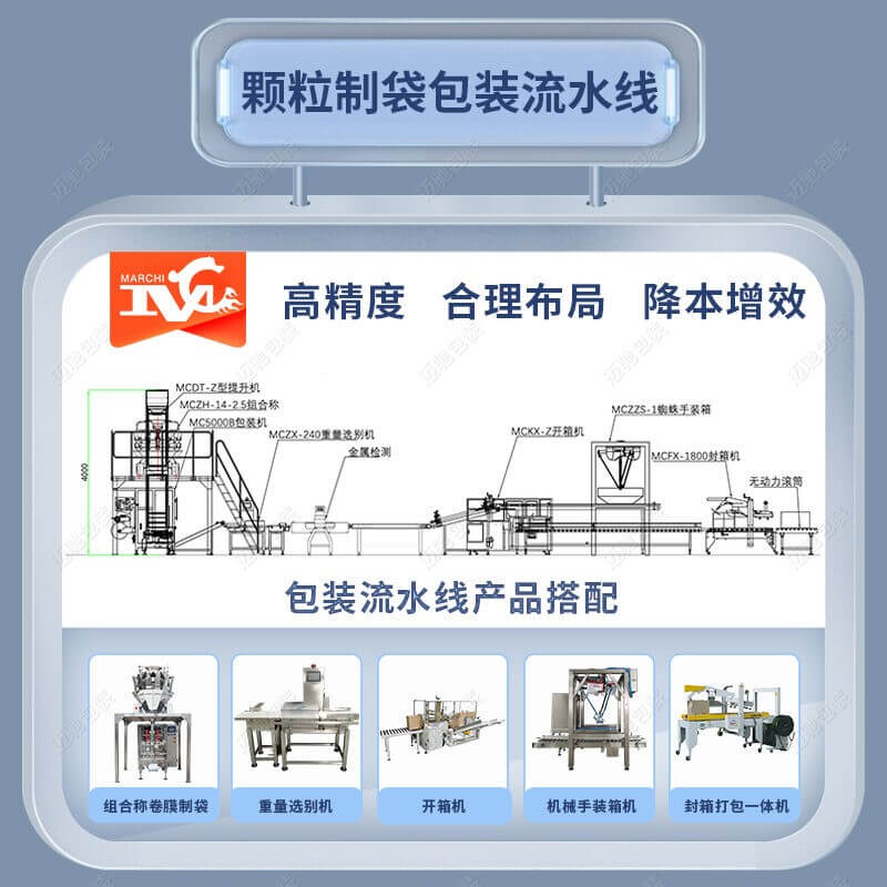 颗粒制袋包装流水线